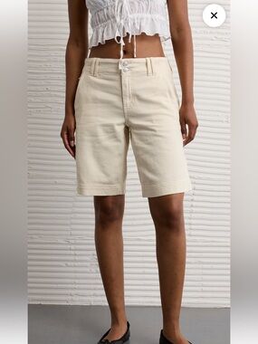 American Eagle - 11” dreamy drape stretch high waisted shorts